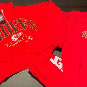 Kansas City Chiefs Zip-Up Sweatshirt and Sweat Pants Set